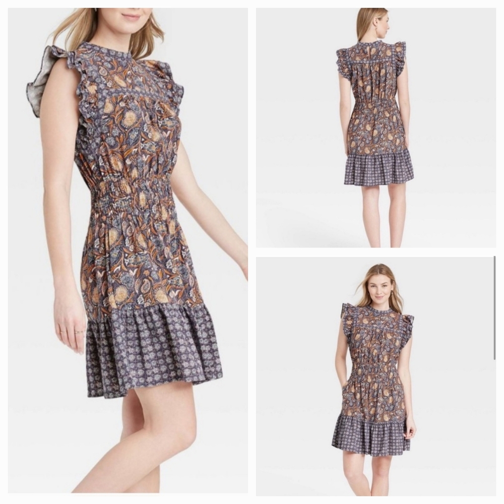 Universal Thread Ruffle Hem Dress - image 1